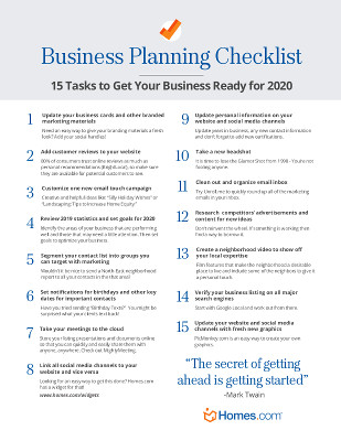 frifree 2020 Business Planning Checklist